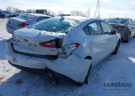 2014 Kia Forte Ex from USA, damaged, VIN KNAFX4A86E5086441